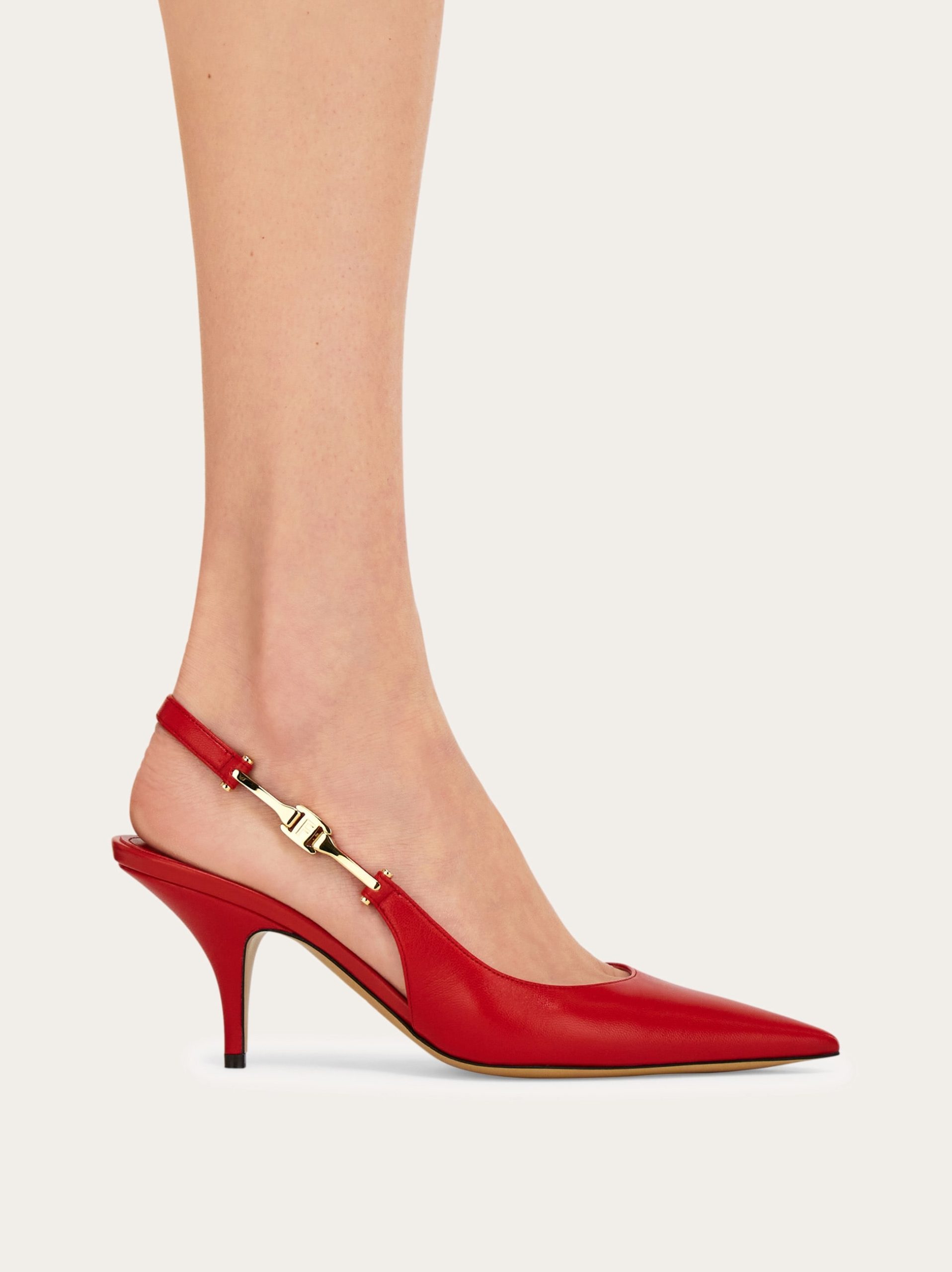 Ferragamo F buckle slingback pump - Image 4